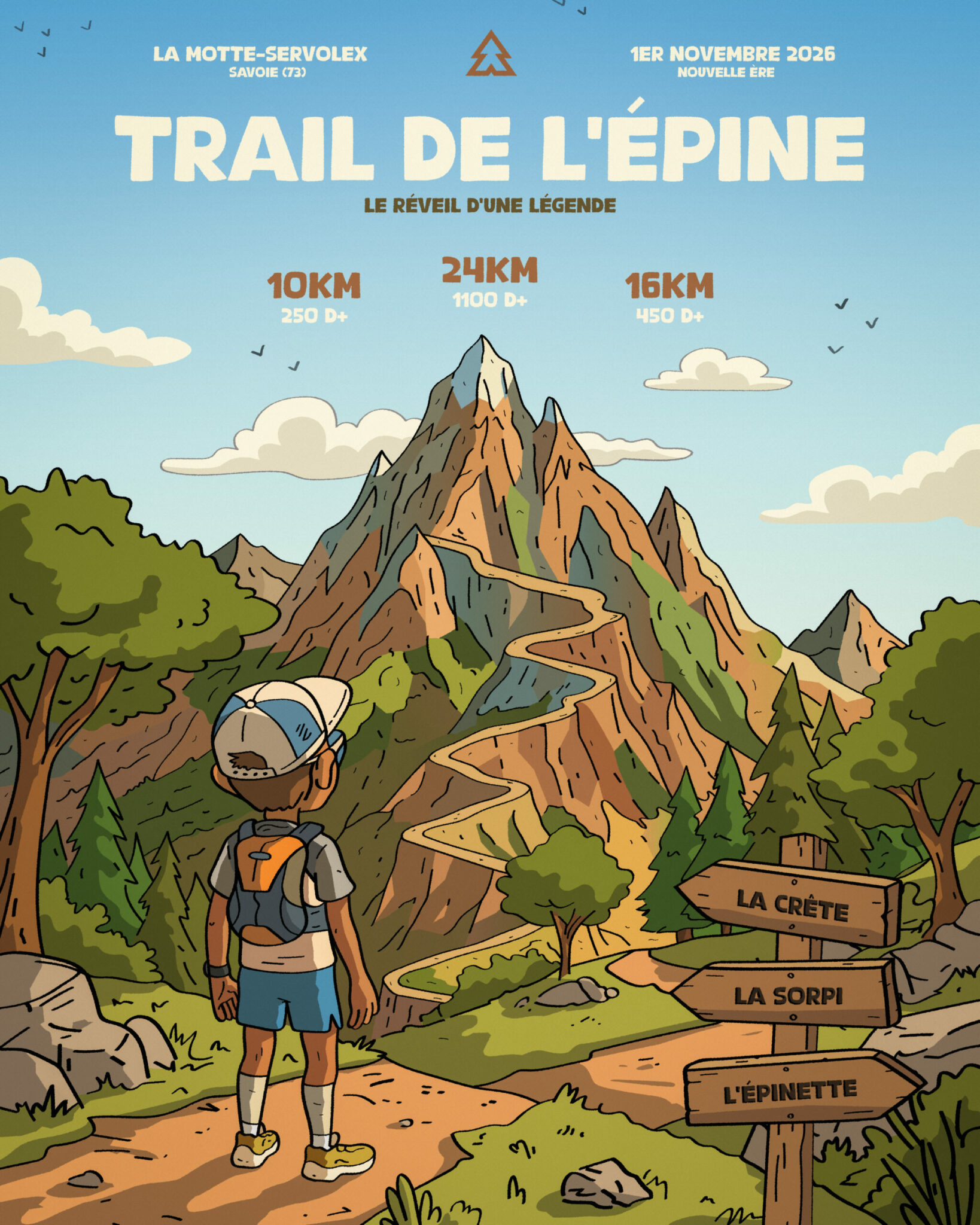Affiche Trail de l'épine 2026 RES